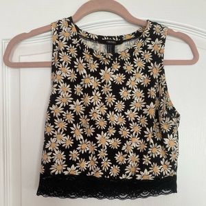 Sunflower crop top